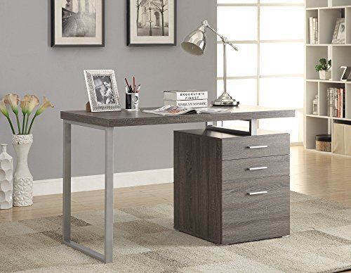 Coaster home office furniture sets 800520 home furnishings desk weathered grey for sale