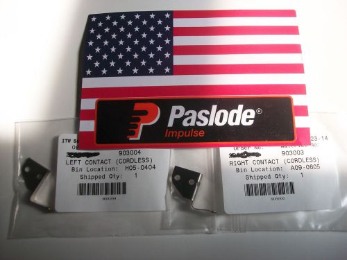 &#034;NEW&#034; Paslode Part # 903003 and Part #  903004 RIGHT AND LEFT BATTERY CONTACTS.