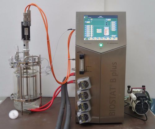 Sartorius biostat b plus o2 enrichment benchtop fermentor/ bioreactor 8843414 for sale