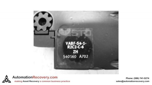 FESTO VABF-S4-1-R6C2-C-6   REGULATOR PLATE, NEW #135419