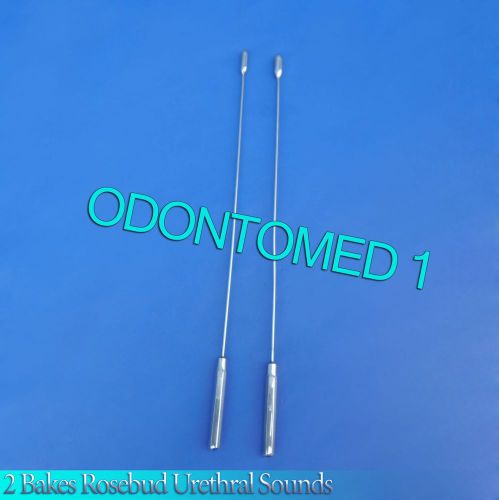 2 Pcs Bakes Rosebud Urethral Sounds 6mm+7mm