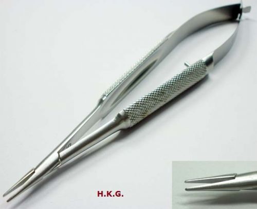 65-569, Barraquer Needle Holder Straight With Lock 140MM Ophthalmology