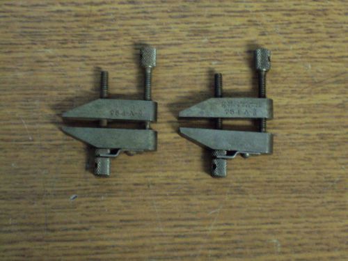 PAIR OF BROWN &amp; SHARPE MACHINIST CLAMPS NO 754-A 5/8&#034; INCH