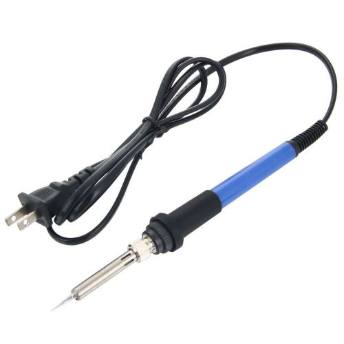 110V Adjustable Temperature Electric Solder Soldering Iron with Flat-Pin Plug