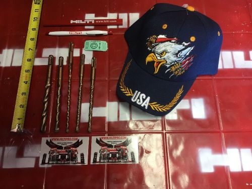 HILTI DRILL SDS PLUS SET, L@@K, PREOWNED, FREE EXTRAS, SET OF 5, FAST SHIPPING