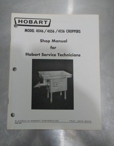 HOBART CHOPPER SERVICE MANUAL - GOOD CONDITION