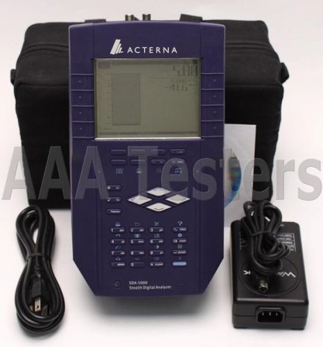 Acterna Wavetek JDSU SDA-5000 CATV Analyzer w/ PathTrak FieldView SDA5000
