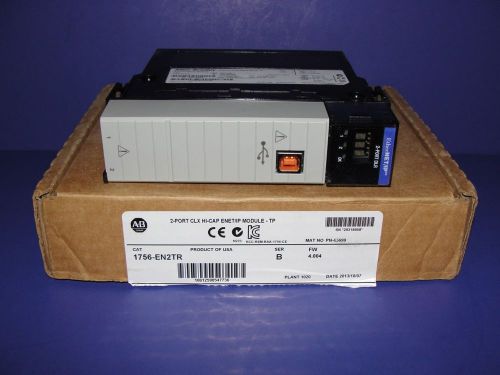 NEW IN ORIGINAL BOX Allen Bradley 1756-EN2TR Series B Ethernet/IP ControlLogix