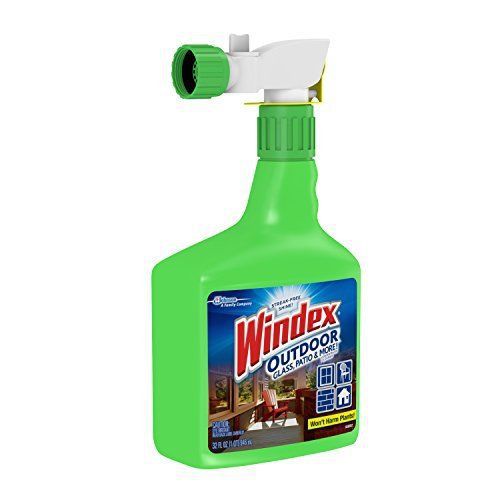 Windex Outdoor Glass and Patio Concentrated Cleaner 32 fl oz Pack of 8