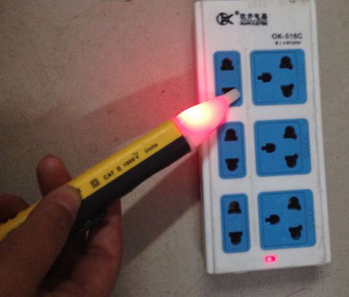 Test pencil 1ac-d ii 90-1000v led light pocket pen voltage alert detector for sale