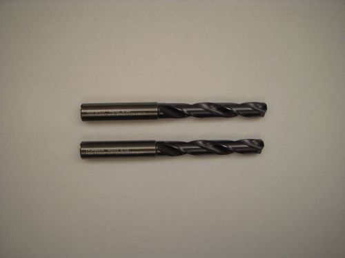 2 new dormer carbide drills 9mm dia oil coolant-thru tiain r453 for sale