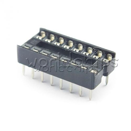 10PCS 16 Pin Integrated Circuit IC Sockets Adaptor Solder Type