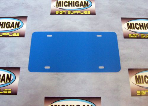 Colonial Blue 5 Pk .050 Plastic License Plate Blanks **Create Your Own Designs**