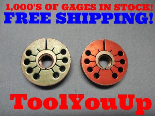 1/2 13 UNC 2A THREAD RING GAGES GO NO GO .500 P.D.&#039;S = .4485 &amp; .4435 INSPECTION