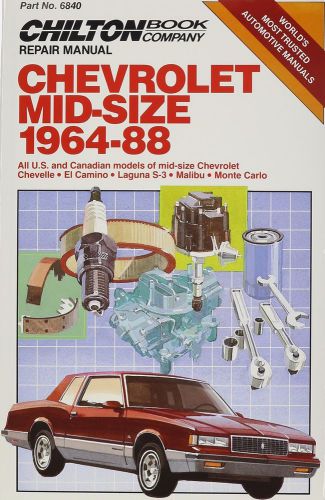 Chevrolet CHEVY Malibu 1982 1983 1984 1985 1986 1987 1987 Service Manual NEW NR!