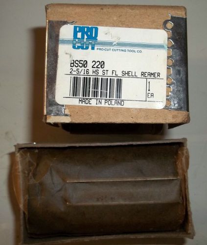 Poland hss straight flute shell reamer 2 - 5/16 - nos for sale