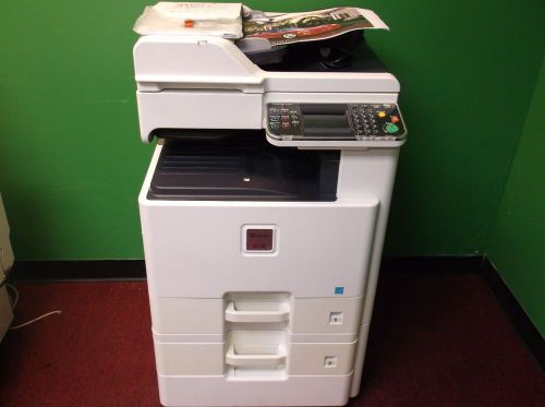 COPYSTAR 255C COLOR COPIER NETWORKED PRINT SCAN  FAX 2 Sided Copy LOW METER