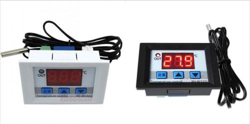 Dc12v digital led temperature controller 10a thermostat control switch + probe for sale