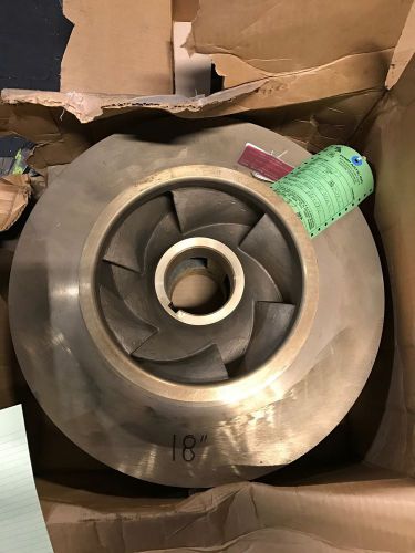 Ingersoll rand bronze impeller - 10x18 w/ 3&#034; bore un-used for sale