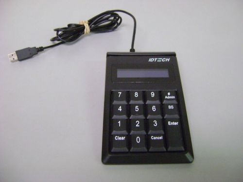 IDTech Encrypted Keypad with a Magstripe Reader USB, IDKE-534833BE