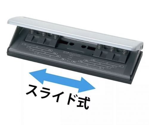 New!! OPEN Industrial 6 Hole Paper Punch Slide Customize Made In Japan