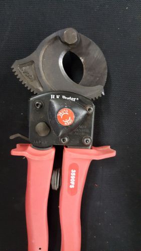 Hk porter 3590fs ratchet-type one hand operation cable cutter for sale