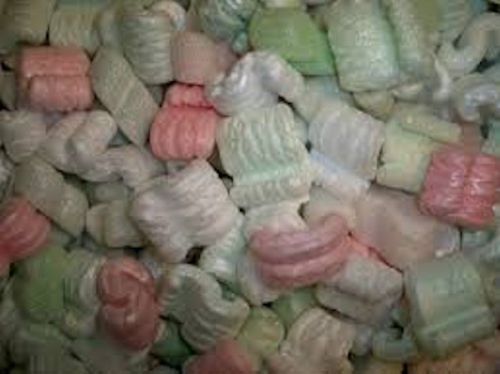 5+ cu. ft. (40+ gallons) foam packing peanuts (asst. styles &amp; colors)