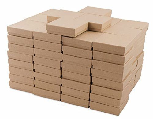 Kraft Cotton Filled Jewelry Box #33 (Case of 100)