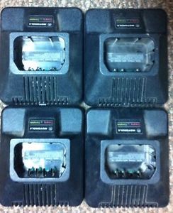 X4 MOTOROLA HTN9630C RAPID CHARGERS FOR 1225/110, GP300/350, GTX800/900 AND MORE