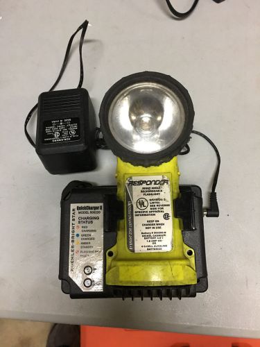 Koehler responder div. 2 halogen right angle flashlight firefighter w/ charger for sale
