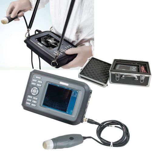 Laptop Mini Wrist Ultrasound Scanner Machine Animals Pet Veterinary Livestock CE