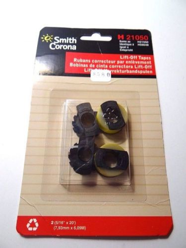 2 PK GENUINE Smith Corona H21050 Correction 59048 Lift Off Tapes &#034;NIP&#034;