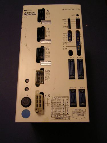 NIKKI DENSO ACTUS POWER 3 Axis Servo Drive 200-220V 50/60HZ NPSA-103MU-E1BS