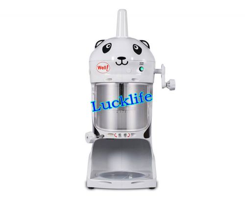 Commercial Electric Ice Shaver Machine Snow Cone Maker Ice Crusher 220V New H