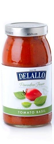 DeLallo Pomodoro Fresco Sauce, Tomato Basil, 25.25 Ounce (Pack of 6)