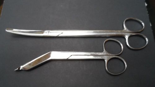 Lot of 2 Medical Grade Scissors, Gently Used