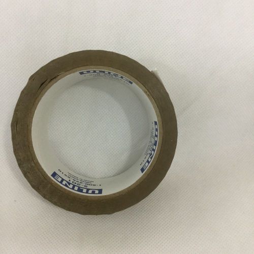 Uline industrial shipping &amp; packing tape 2&#034; x 55 yards s-201: small &amp; brown for sale