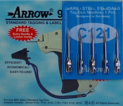 Tag Gun Supplies by Golden India 1 Arrow 9S STANDARD Tag Gun + 6 Spare Needle