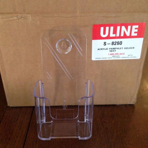 10 Clear Acrylic Tri Fold Pamphlet Holders 100% Proceeds to Rescue