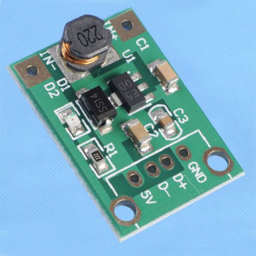 1pcs DC-DC Step Up Module 1-5V to 5V 500mA for phone MP4 MP3 Boost Converter ww