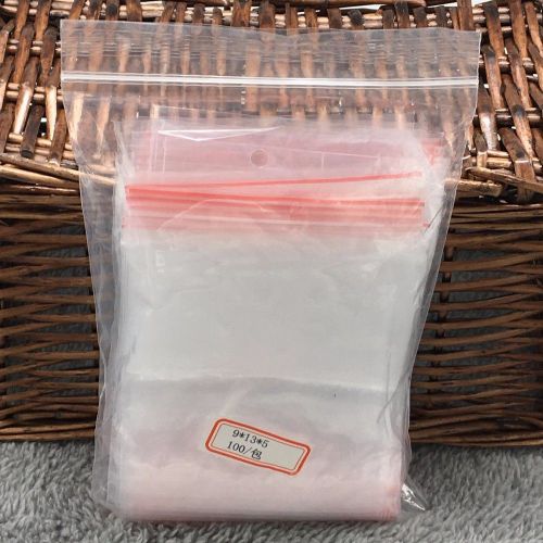 100 pcs 10*15cm ziplock packaging bags zip lock reclosable bags for sale