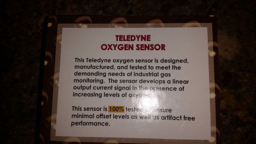 Teledyne Oxygen sensor