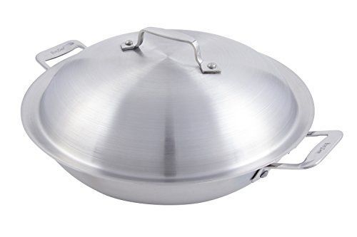 Bon Chef 60011 Stainless Steel Induction Bottom Cucina 10&#034; Braiser Pan with Lid,