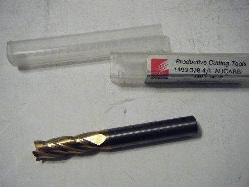 Productive Cutting tool  3/8&#034;  extra long Carbide endmill