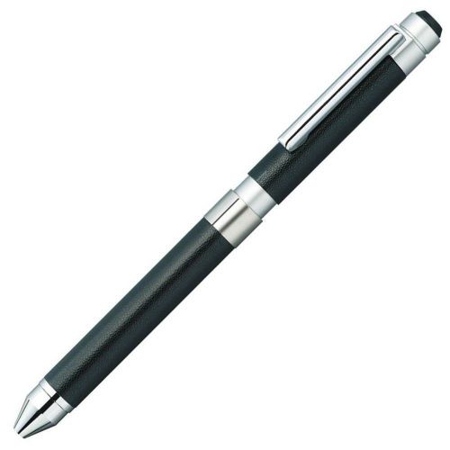 A253 f/s zebra multi-function pen shabo x cl5 sb15 lbk leather black japan for sale