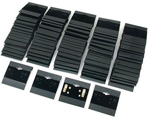 Black Velvet Plastic Display Cards For Earrings, Jewelry Accessories, 2 X 2 Pk)