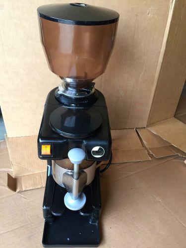 La Pavoni Zip Commercial Espresso Coffee Bean Semi-Automatic Grinder Black NICE!