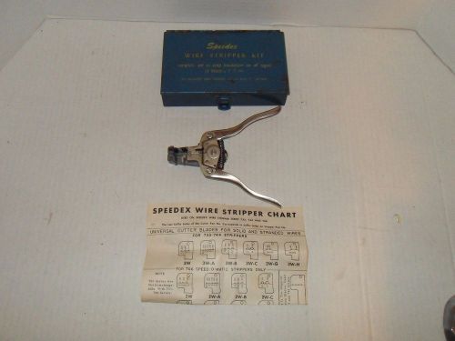 Speedx Wire Stripper Kit #766-K, Vintage Set in Box