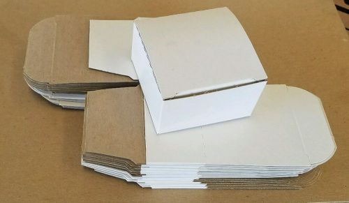 small white boxes lot of 25 2.5&#034; x1.5&#034; x1.5&#034;