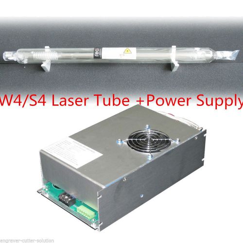 RECI CO2 Laser Tube 100W-130W W4/S4, 10000hr Lifespan + DY13 110V Power Supply